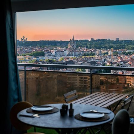 Studio Avec Vue Panoramique Et Parking Gratuit Bryssel Exteriör bild